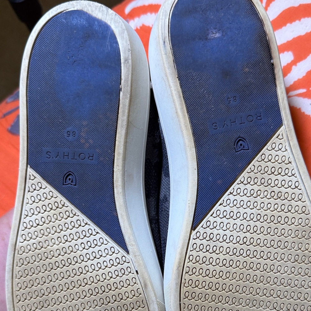 Women's ROTHY'S The Original Gray Camo Slip On Loafer Casual Knit Shoes size 8.5 - Picture 5 of 5